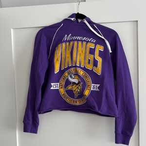 Minnesota Vikings Cropped Hoodie